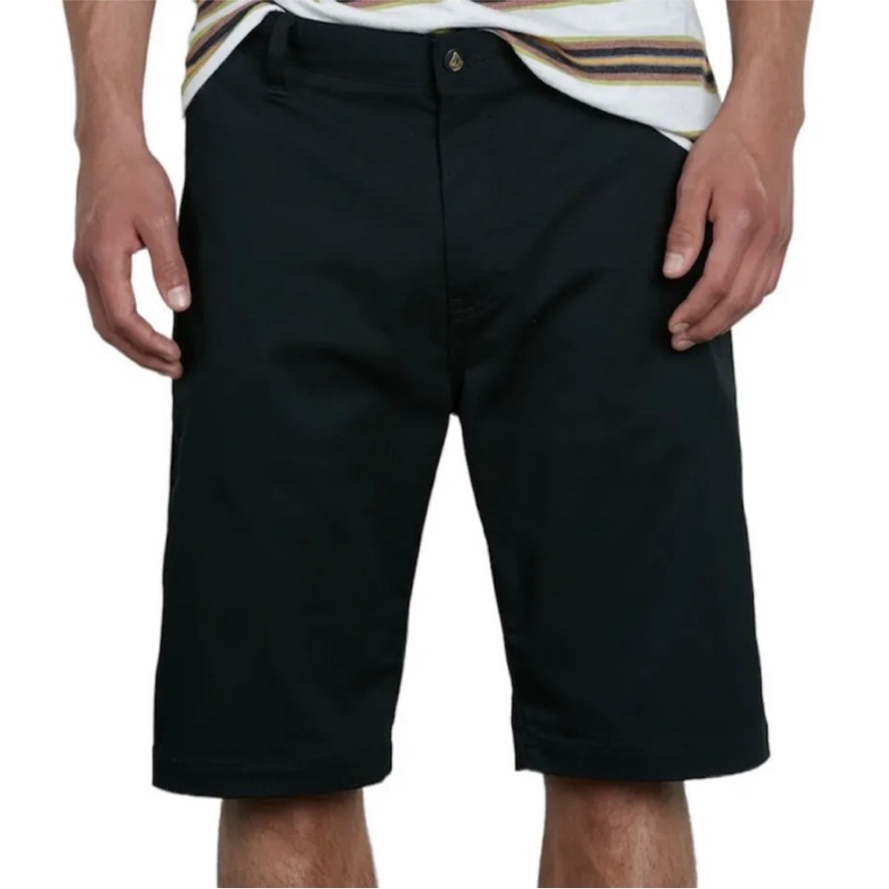 VOLCOM Vmonty Chino Shorts Black Size 29 NWT